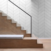 Płyta betonowa na ścianę 3D PB35P 455x120x20, jasnoszary S50, prawy, beton architektoniczny