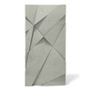 Płyta betonowa na ścianę 3D PB05A 1200x600x48, zgaszona zieleń CL09, wzór A, beton architektoniczny