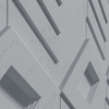 Płyta betonowa na ścianę 3D PB21 1050x600x45, szary S96, beton architektoniczny