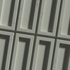 Płyta betonowa na ścianę 3D PB66A 1350x430x22, zgaszona zieleń CL09; wzór A, beton architektoniczny