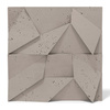 Płyta betonowa na ścianę 3D PB06B 600x600x42, szarobeżowy CL05; wzór B, beton architektoniczny