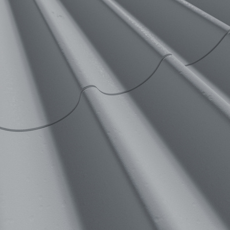 Płyta betonowa na ścianę 3D PB60 1350x520x35, antracytowy B08, beton architektoniczny