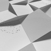 Płyta betonowa na ścianę 3D PB16 600x600x40, jasnoszary S50, beton architektoniczny