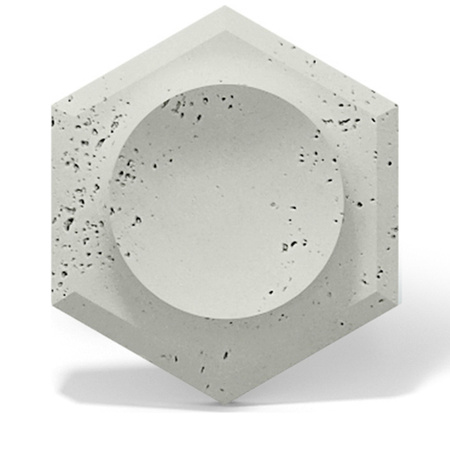 Płyta betonowa na ścianę 3D PB01D 260x300x37, pistacjowy CL08, beton architektoniczny