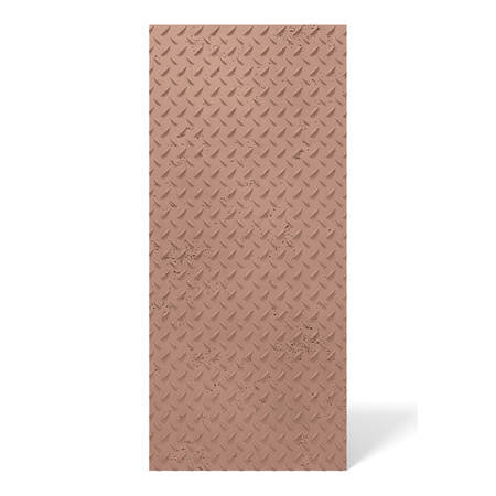 Płyta betonowa na ścianę 3D PB54 1350x600x15, brudny róż CL07, beton architektoniczny