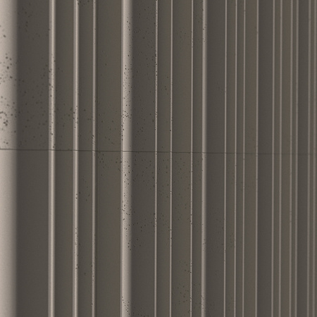 Płyta betonowa na ścianę 3D PB56 1350x430x35, kaszmirowy CL04, beton architektoniczny