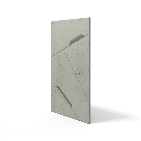 Płyta betonowa na ścianę 3D PB18 1200x600x38, zgaszona zieleń CL09, beton architektoniczny