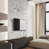 Płyta betonowa na ścianę 3D PB18 1200x600x38, biały B0, beton architektoniczny