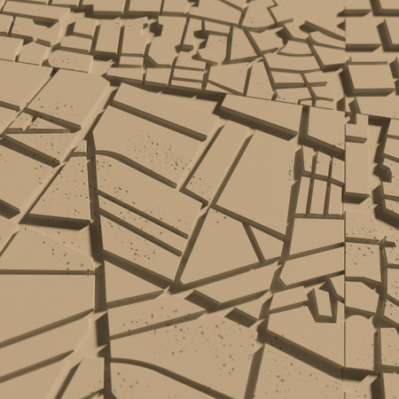 Płyta betonowa na ścianę 3D PB71F 600x600x22, miodowy CL03; wzór F, beton architektoniczny