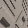 Płyta betonowa na ścianę 3D PB21 1050x600x45, kaszmirowy CL04, beton architektoniczny