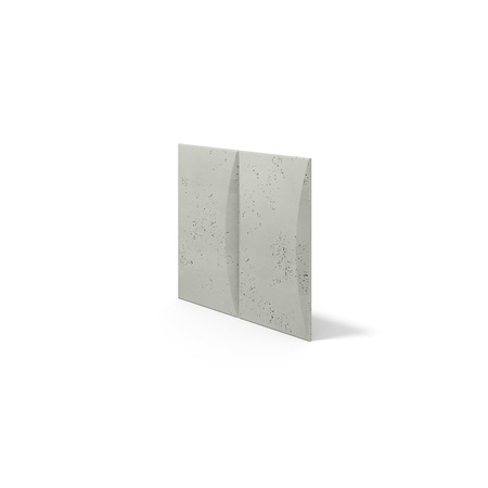 Płyta betonowa na ścianę 3D PB20 600x600x40, pistacjowy CL08, beton architektoniczny