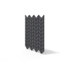 Płyta betonowa na ścianę 3D PB48 935x600x25, czarny B15, beton architektoniczny