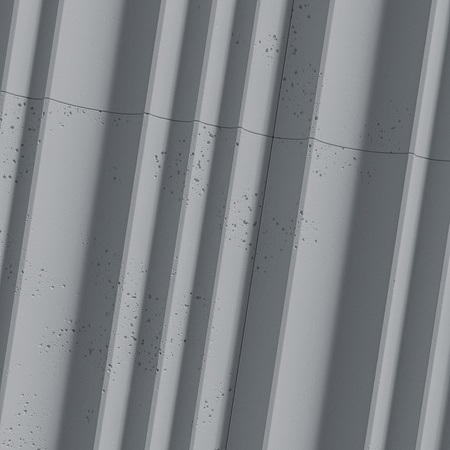 Płyta betonowa na ścianę 3D PB56 1350x430x35, antracytowy B08, beton architektoniczny