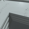 Płyta betonowa na ścianę 3D PB21 1050x600x45, jasny błękit CL06, beton architektoniczny