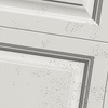 Płyta betonowa na ścianę 3D PB33A 1200x600x30, zgaszona biel B0, wzór A, beton architektoniczny