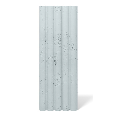 Płyta betonowa na ścianę 3D PB61 1350x500x37, jasny błękit CL06, beton architektoniczny
