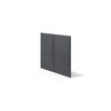 Płyta betonowa na ścianę 3D PB20 600x600x40, czarny B15, beton architektoniczny