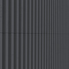 Płyta betonowa na ścianę 3D PB38 1350x480x30, czarny B15, beton architektoniczny