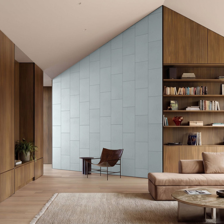 Płyta betonowa na ścianę 2D PA01 600x300x10, jasny błękit CL06, beton architektoniczny