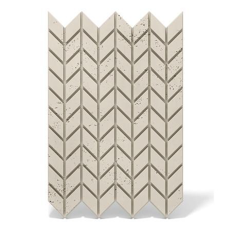 Płyta betonowa na ścianę 3D PB48 935x600x25, kość słoniowa KS, beton architektoniczny