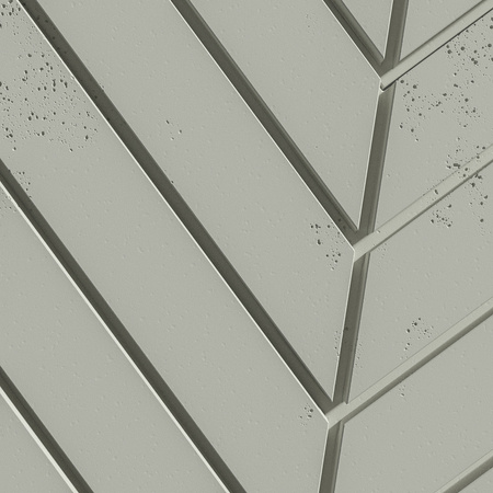 Płyta betonowa na ścianę 3D PB44 1188x600x25, pistacjowy CL08, beton architektoniczny
