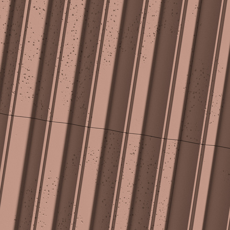 Płyta betonowa na ścianę 3D PB65 1350x480x32, brudny róż CL07, beton architektoniczny