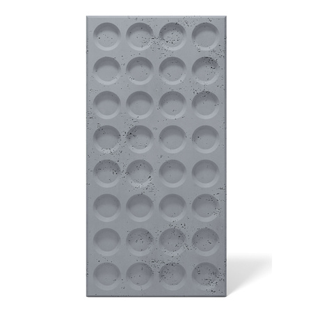 Płyta betonowa na ścianę 3D PB28 1200x600x30, antracytowy B08, beton architektoniczny