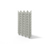 Płyta betonowa na ścianę 3D PB49 935x600x25, pistacjowy CL08, beton architektoniczny
