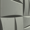 Płyta betonowa na ścianę 3D PB20 600x600x40, zgaszona zieleń CL09, beton architektoniczny
