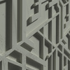 Płyta betonowa na ścianę 3D PB27 1200x600x35, zgaszona zieleń CL09, beton architektoniczny