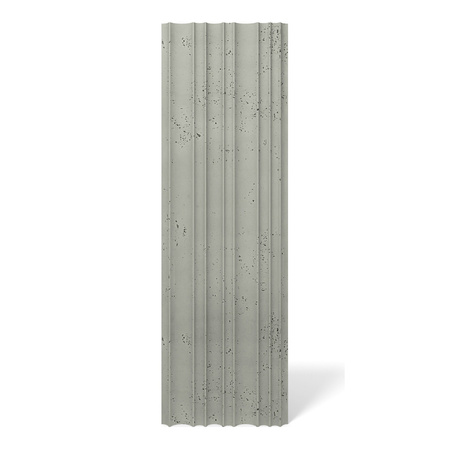 Płyta betonowa na ścianę 3D PB56 1350x430x35, zgaszona zieleń CL09, beton architektoniczny