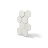 Płyta betonowa na ścianę 3D PB01 975x650x35, zgaszona biel B0, beton architektoniczny