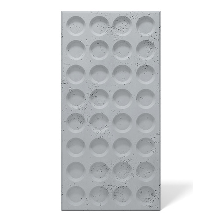 Płyta betonowa na ścianę 3D PB28 1200x600x30, szary S96, beton architektoniczny