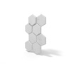 Płyta betonowa na ścianę 3D PB01 975x650x35, jasnoszary S50, beton architektoniczny