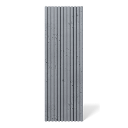 Płyta betonowa na ścianę 3D PB57 1350x460x30, antracytowy B08, beton architektoniczny