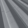 Płyta betonowa na ścianę 3D PB40 1350x510x30, antracytowy B08, beton architektoniczny