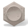 Płyta betonowa na ścianę 3D PB01D 260x300x37, szarobeżowy CL05, beton architektoniczny