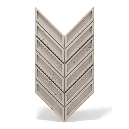 Płyta betonowa na ścianę 3D PB50 1156x600x20, kaszmirowy CL04, beton architektoniczny