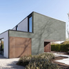 Płyta betonowa na ścianę 2D PA01 600x300x10, zgaszona zieleń CL09, beton architektoniczny