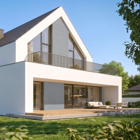 Płyta betonowa na ścianę 3D PB51 800x410x20, szary S96, beton architektoniczny