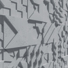 Płyta betonowa na ścianę 3D PB12 600x600x40, szary S96, beton architektoniczny