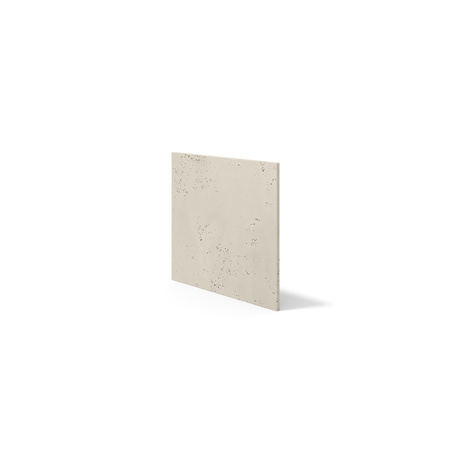 Płyta betonowa na ścianę 2D PA03 600x600x10, kość słoniowa KS, beton architektoniczny