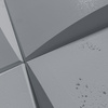 Płyta betonowa na ścianę 3D PB20 600x600x40, antracytowy B08, beton architektoniczny