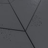 Płyta betonowa na ścianę 3D PB35 455x120x20, czarny B15, lewy, beton architektoniczny