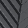 Płyta betonowa na ścianę 3D PB45 1188x600x25, czarny B15, beton architektoniczny