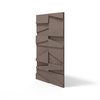 Płyta betonowa na ścianę 3D PB09 1200x600x45, czekoladowy CL02, beton architektoniczny