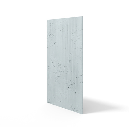 Płyta betonowa na ścianę 3D PB23 1200x600x25, jasny błękit CL06, beton architektoniczny