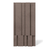 Płyta betonowa na ścianę 3D PB13 1200x600x40, czekoladowy CL02, beton architektoniczny