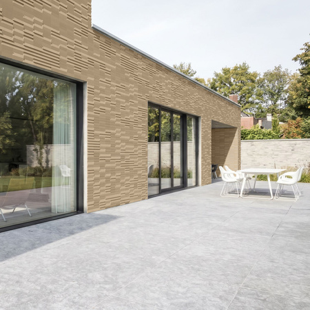 Płyta betonowa na ścianę 3D PB69 5x22,6x2, miodowy CL03, beton architektoniczny