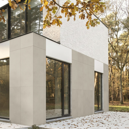 Płyta betonowa na ścianę 3D PB37 1350x600x12, kość słoniowa KS, beton architektoniczny